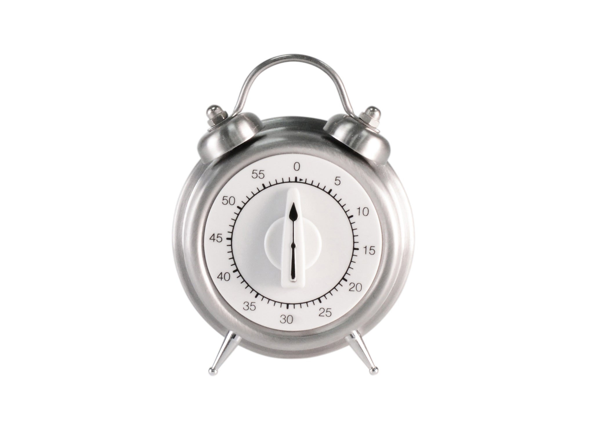 No Batteries Required Stainless Steel Egg Timer for Cooking 100% Mechanical Kitchen Timer Chef Cooking Timer Clock with Loud Alarm